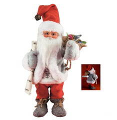 Figurina Mos Craciun ce Danseaza si Canta 30 cm