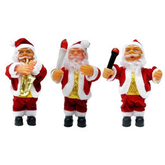 Figurina Mos Craciun Muzicala 17 cm Procart