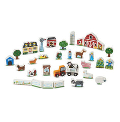 Figurine din lemn Ferma Melissa and Doug