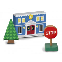 Figurine din lemn Orasul meu - Melissa and Doug