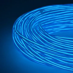 Fir electroluminescent neon flexibil el wire 23 mm albastru