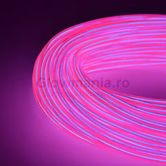 Fir electroluminescent neon flexibil el wire 5 mm culoare roz