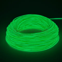 Fir electroluminescent neon flexibil el wire 5 mm culoare verde