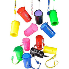 Fluier tip trompeta sunet puternic inaltime 7 cm diverse culori