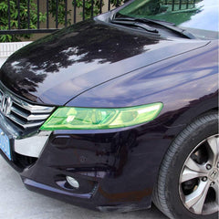 Folie protectie faruri  stopuri auto - Verde (pretm liniar)