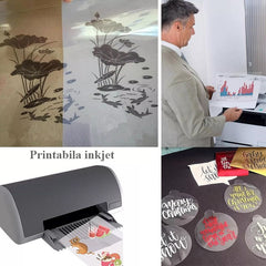 Folie transparenta printabila inkjet format a4 top 50 coli