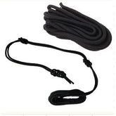 Franghie impletita pentru montaj leagane hamace prelate umbrare lungime 2m culoare Neagra