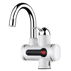 Robinet electric 3000W, afisaj temperatura LCD, 2.5 L/minut, montare chiuveta, ProCart®