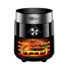 Friteuza cu aer cald Airfryer 2.5 l display Digital Led Procart 1200W