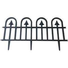 Gardulet pentru gradina 60-31 cm 4 segmente pvc negru