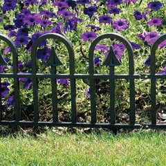 Gardulet pentru gradina 60-31 cm 4 segmente pvc negru