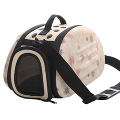 Geanta de Transport pentru Caine sau Pisica culoare Beige AG644T