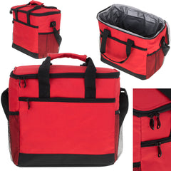 Geanta Termoizolanta pentru Picnic sau Plaja capacitate 16l Rosie
