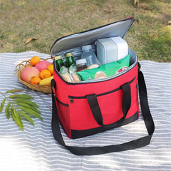 Geanta Termoizolanta pentru Picnic sau Plaja capacitate 16l Rosie
