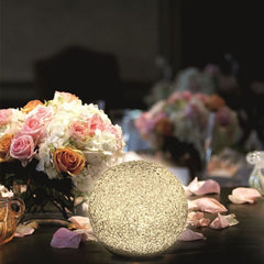 Glob Craciun Decorativ Led diametru 12 cm lumina Alb cald