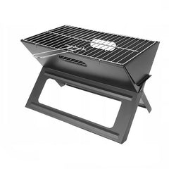 Gratar de gradina pliabil 3 accesorii gatit grill portabil otel 46x30x30 cm