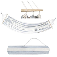 Hamac dublu rio 240x160 cm tije din lemn bumbac maxim 120 kg