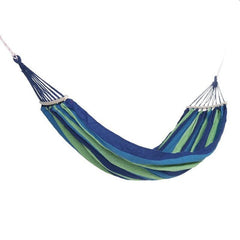 Hamac tip balansoar 2 tije din lemn dimensiuni 83x200 cm maxim 150 kg bumbac 1 persoana