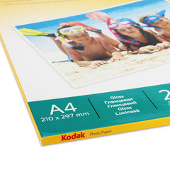 Hartie foto kodak a4 180g glossy 20 coli