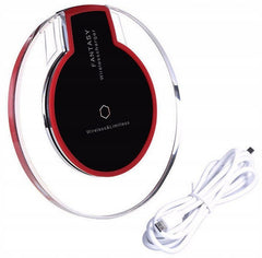 Incarcator wireless pentru telefon standard qi 1a 5w conector microusb