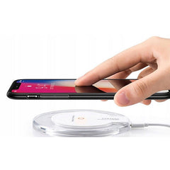 Incarcator wireless pentru telefon standard qi 1a 5w conector microusb