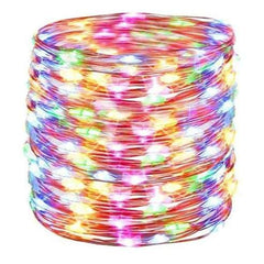 Instalatie Craciun luminoasa 100 becuri LED cu Baterie