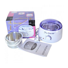 Kit epilare cu incalzitor electric 500 g ceara epilatoare 10 spatule 50 benzi