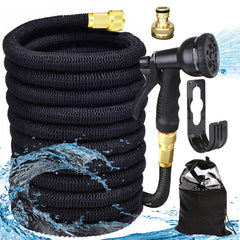 Kit furtun de gradina si pistol pulverizare 15 m
