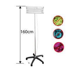 Lampa bactericida uvc 15w cu stativ portabila orientabila cu reflector sterilizare inaltime ajustabila