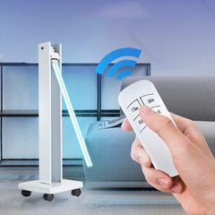 Lampa bactericida UVC Portabila cu brat mobil Timer si Telecomanda sterilizare 120 mp