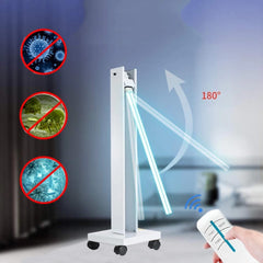 Lampa bactericida UVC Portabila cu brat mobil Timer si Telecomanda sterilizare 120 mp