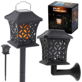 Lampa solara de exterior COMBO cu 12 LED-uri cu montaj la sol sau perete