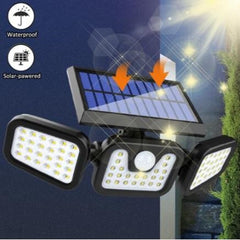 Lampa Solara LED reglabila model TRIO cu Senzor crepuscular si de miscare