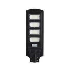 Lampa solara stradala 100w senzor miscare lumina alb rece 6500k 3 moduri iluminare telecomanda aluminiu