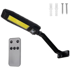 Lampa solara stradala 180 led-uri 3 moduri de functionare telecomanda inclusa