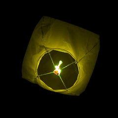 Lampioane Zburatoare clasice Colorate culoare Galben