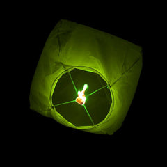 Lampioane Zburatoare clasice Colorate culoare Verde