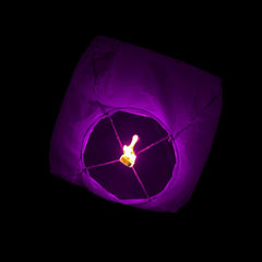 Lampioane Zburatoare clasice Colorate culoare Violet