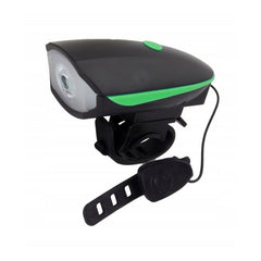 Lanterna LED cu Sonerie bicicleta fixare ghidon 3 moduri iluminare Esperanza