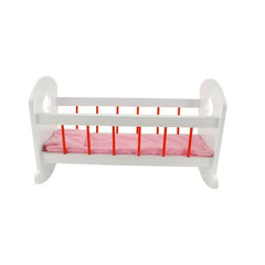 Leagan pentru papusi patut lemn 48x26x29 cm