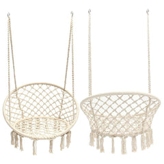 Leagan suspendat 53x150 cm hamac scaun cu spatar tip cuib maxim 150 kg