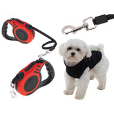 Lesa Retractabila Automata 5m lungime pentru caini de pana la 14 kg