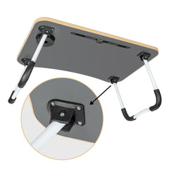 Masa pentru Laptop plianta din MDF  60x395 cm cu suport pahar si Telefon