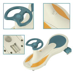 Masina balansoar cu muzica si lumini pentru copii si adulti