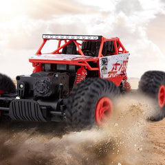Masina cu telecomanda off-road toate tipurile de teren apa si zapada scara 1:12 tractiune 4x4 rosie