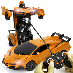 Masina Robot cu Telecomanda transformare Automata rotire 360 grade