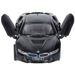 Masinuta die cast BMW i8 scara 1 la 36 12.5 cm neagra