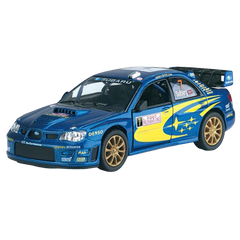 Masinuta die cast de curse scara 1:36 12.5 cm Subaru albastra