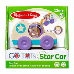 Masinuta din lemn Blue Star colectia GO TOTs