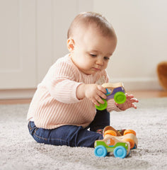 Masinute de stivuit cu Animale din lemn - Melissa and Doug
